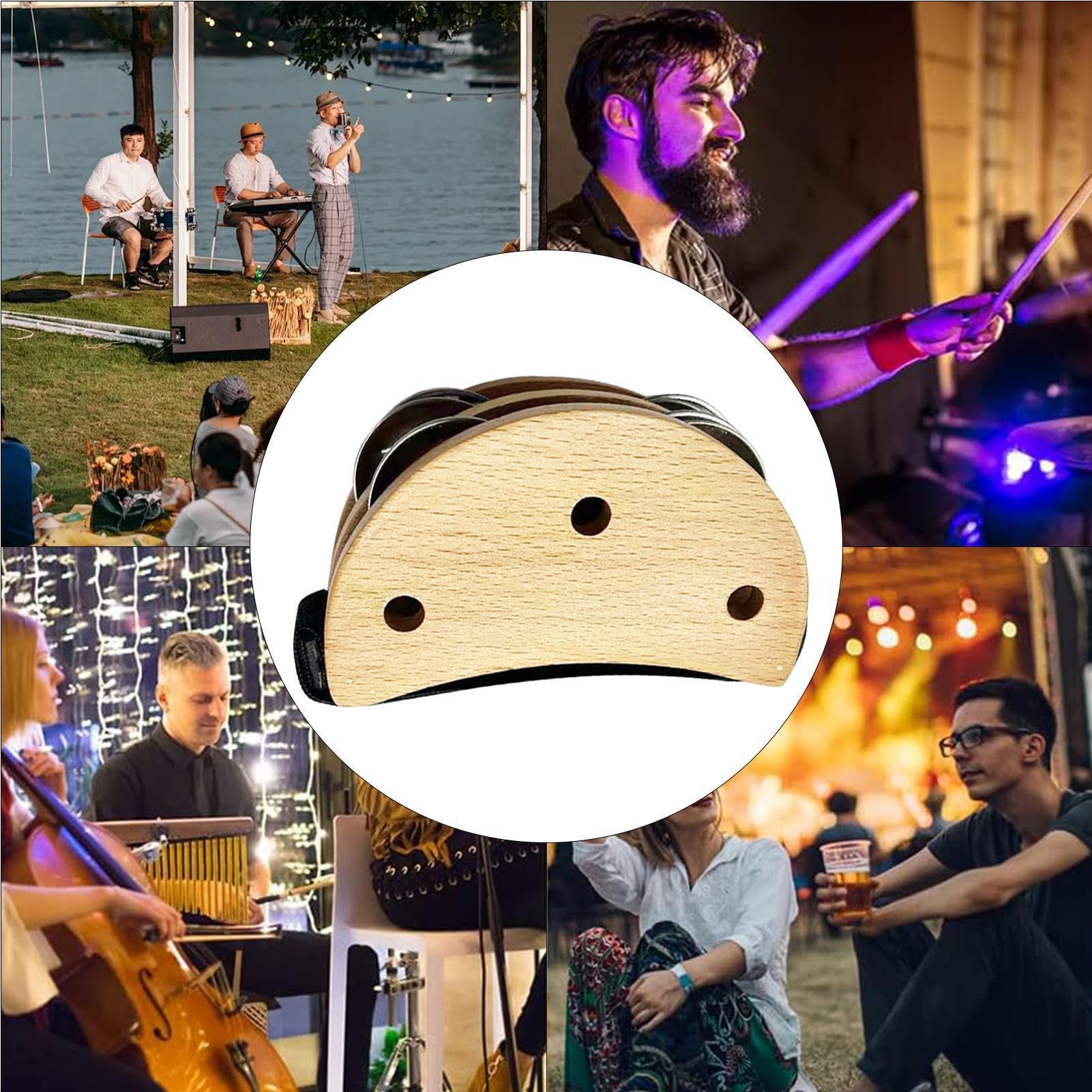 Amazon | フットパーカッション, 木製足ガラガラカホンドラムボックス